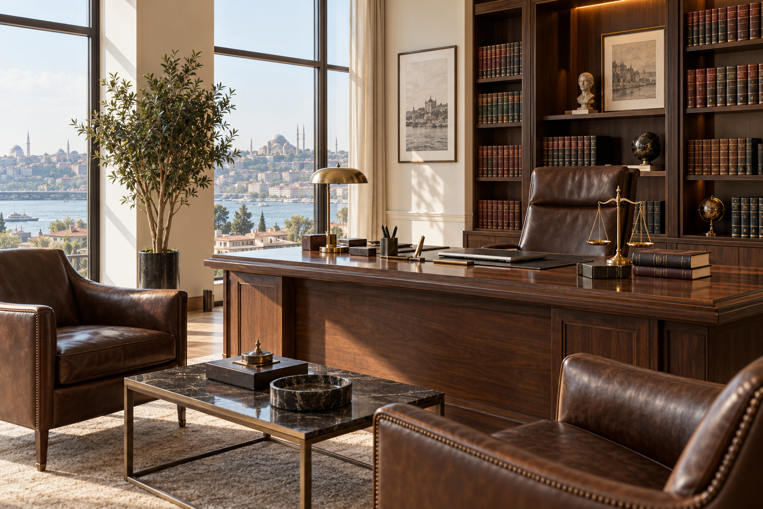 Avukatlık Bürosu demosu için temsili mekân